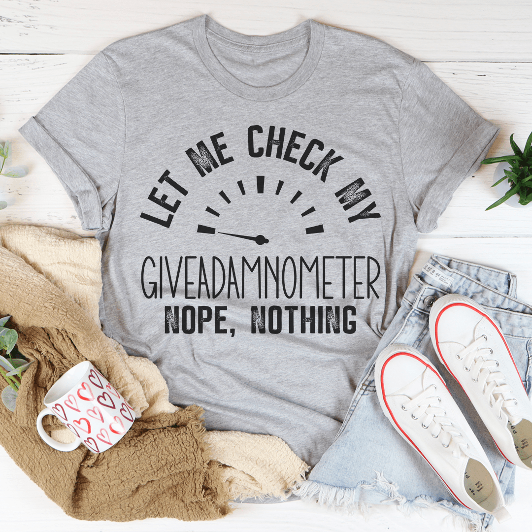 Giveadamnometer Tee