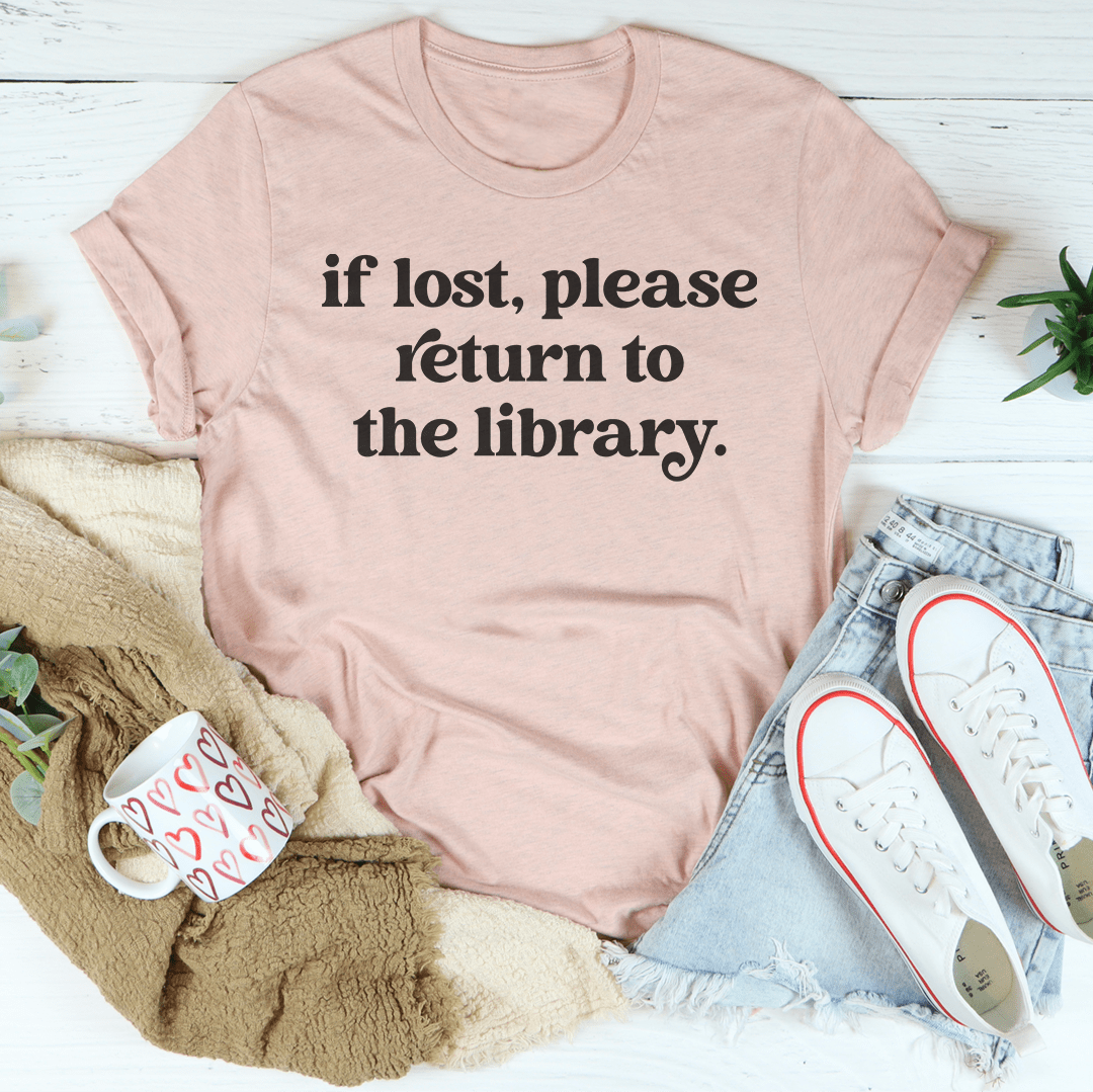 If Lost Please Return To The Library Tee