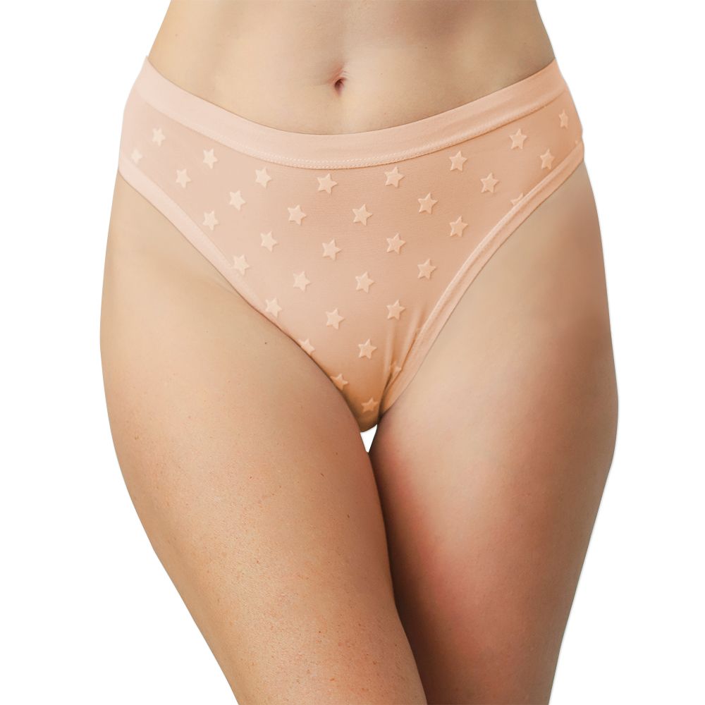 Star Mesh High Rise Bikini