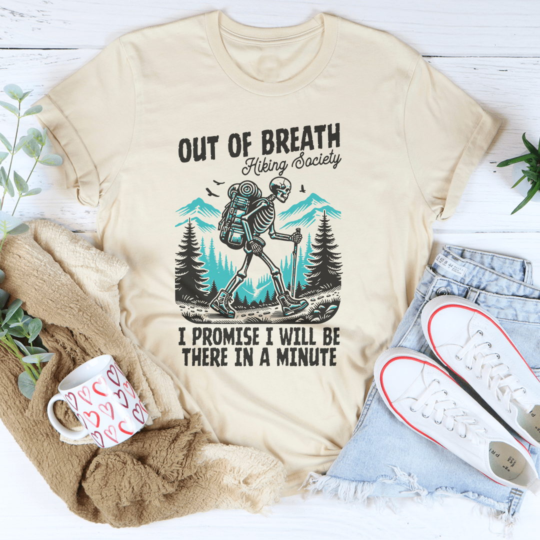 Out Of Breath Hiking Society Tee