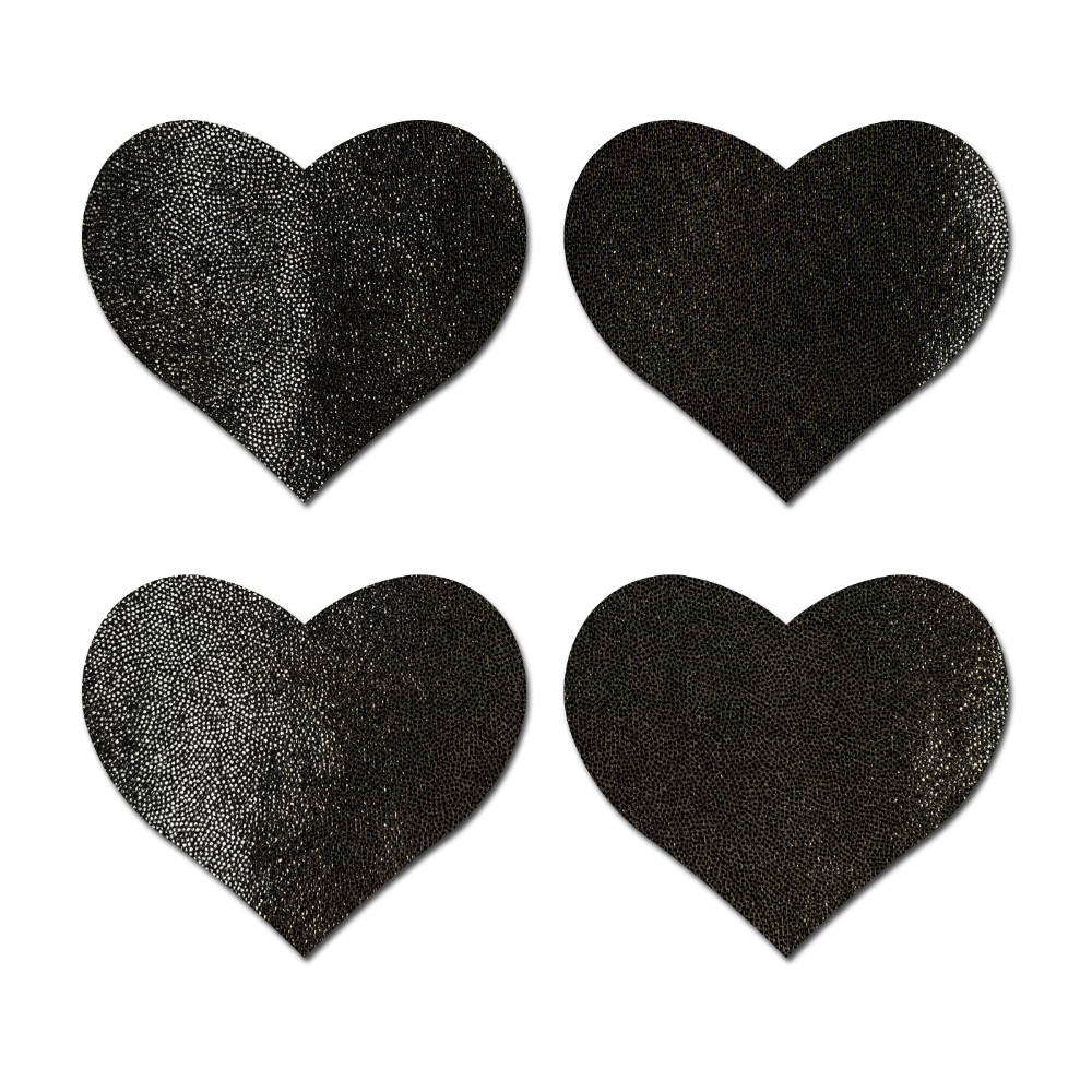 Petites: Two-Pair Small Liquid Hearts Nipple Pasties by Pastease®