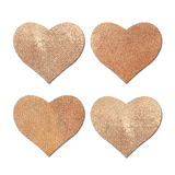 Petites: Two-Pair Small Liquid Hearts Nipple Pasties by Pastease®