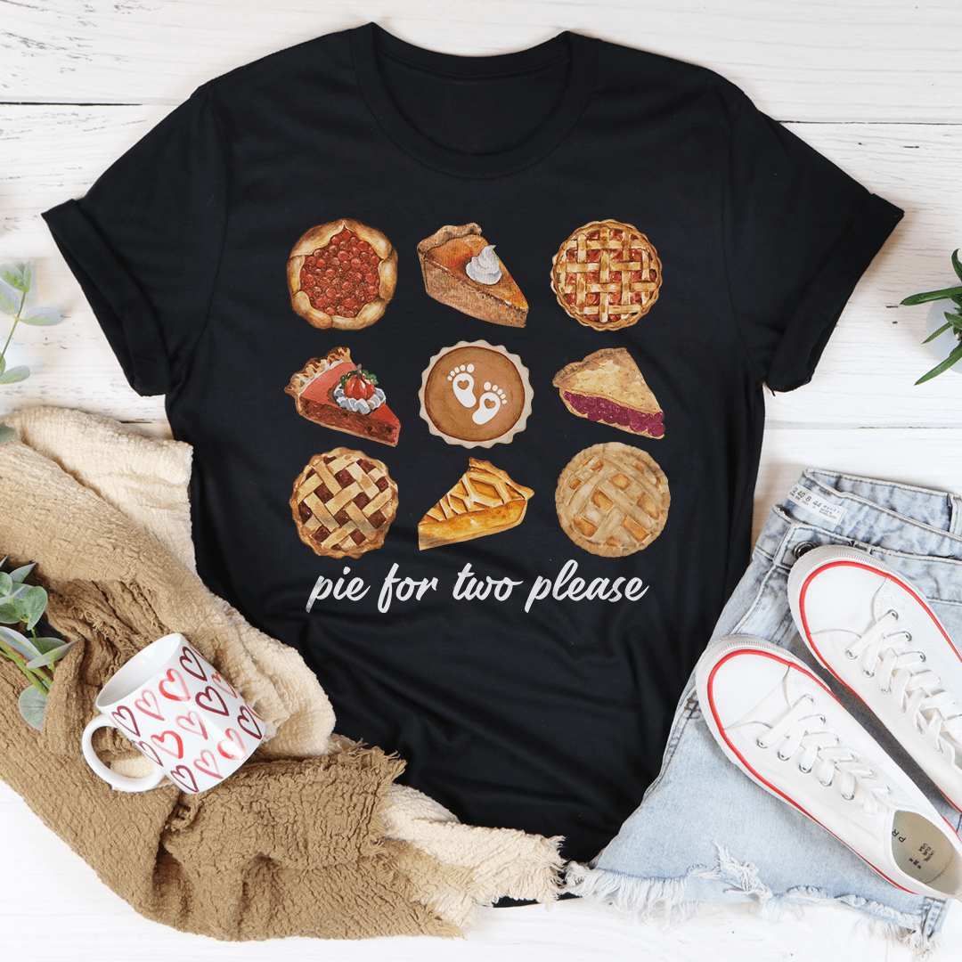 Pie For Two Please Pregnancy Tee