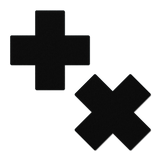 Matte Plus X Cross Nipple Pasties by Pastease®
