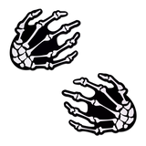 Boney Skeleton Hands on Black Nipple Pasties by Pastease®